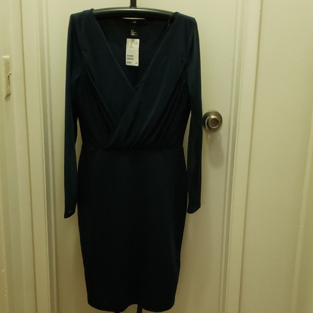 H&M blue dress